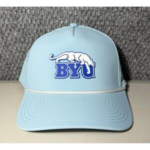 Brigham Young University Cougars Hat Light Blue Branded Bills Logo Golf Cap OSFM